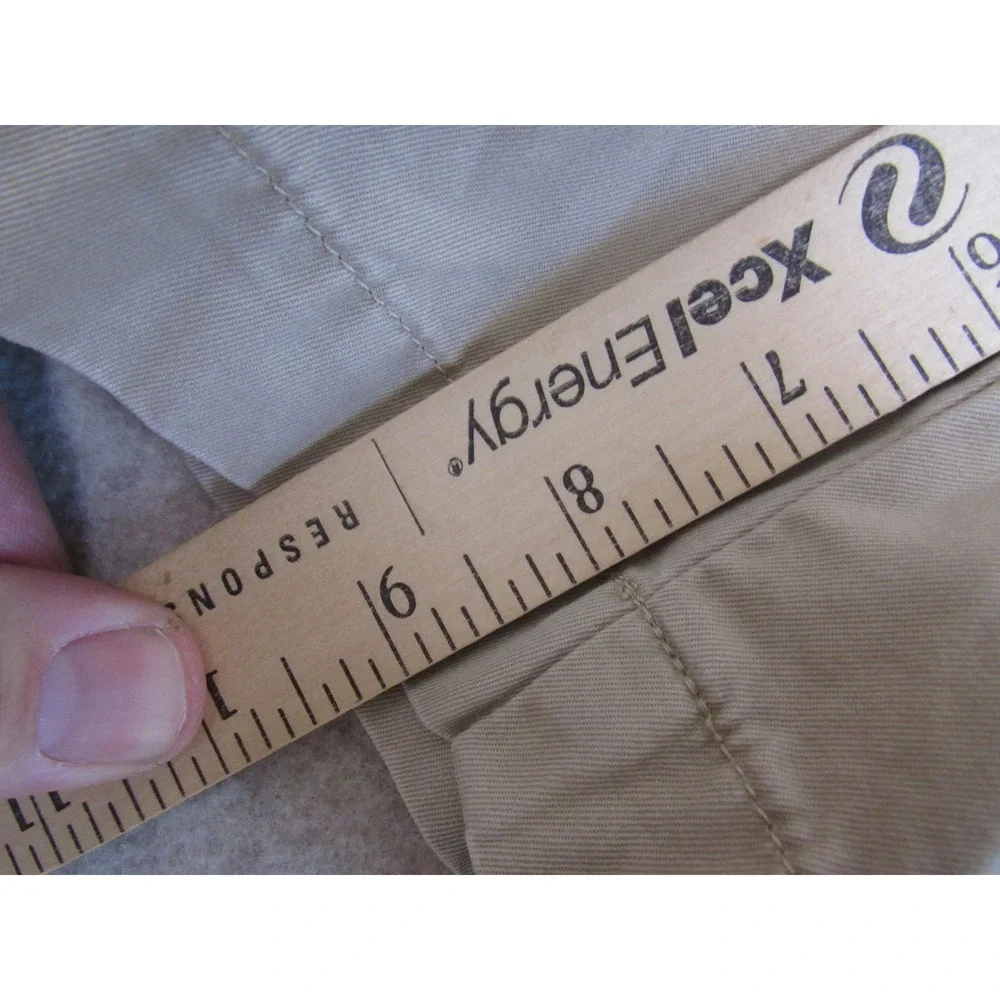 Polo Ralph Lauren Tyler Short Mens‎ 36 Khaki Tan Pleated Cotton Chino Shorts